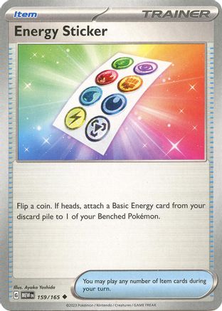 Energy Sticker (159) Reverse Holofoil [SV Scarlet & Violet 151] - Uncommon