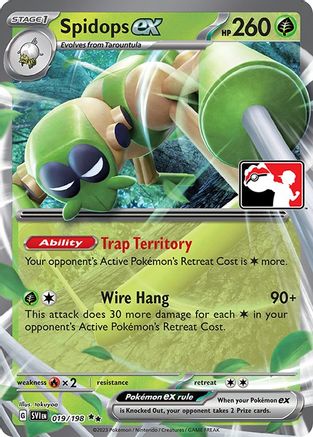 Spidops ex (019/198) Holofoil [Prize Pack Series Cards] - Double Rare