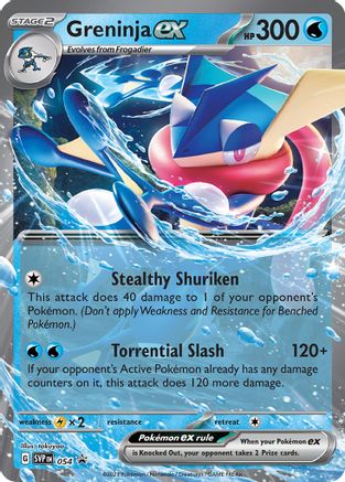 Greninja ex (054) Holofoil [SV Scarlet & Violet Promo Cards] - Promo