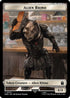 Alien Rhino // Clue (0021) Double-Sided Token (WHO-3 // 21) - Universes Beyond: Doctor Who Foil