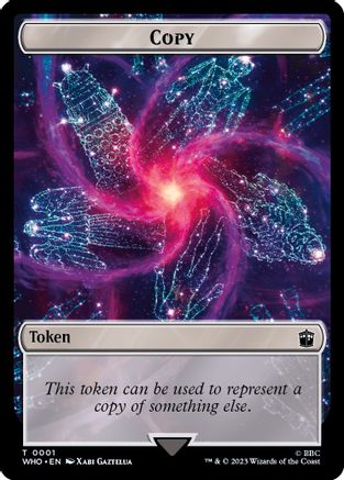 Copy // Treasure (0031) Double-Sided Token (WHO-1 // 31) - Universes Beyond: Doctor Who Foil