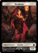 Warrior // Beast Double-Sided Token (WHO-9 // 17) - Universes Beyond: Doctor Who Foil