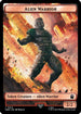Alien Warrior // Treasure (0030) Double-Sided Token (WHO-14 // 30) - Universes Beyond: Doctor Who