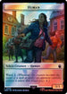 Human (0038) // Food (0059) Double-Sided Token (Surge Foil) (WHO-38 // 59) - Universes Beyond: Doctor Who Foil