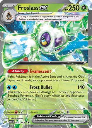 Froslass ex (003/182) Holofoil [Paradox Rift] - Double Rare