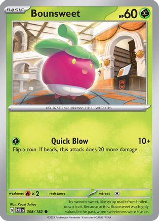 Bounsweet (008) Reverse Holofoil [Paradox Rift] - Common