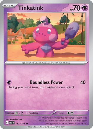 Tinkatink (083/182) Reverse Holofoil [Paradox Rift] - Common