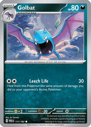 Golbat (111) Reverse Holofoil [Paradox Rift] - Common