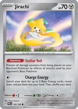 Jirachi (126) Reverse Holofoil [Paradox Rift] - Common