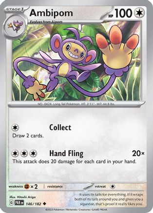 Ambipom (146) Reverse Holofoil [Paradox Rift] - Uncommon