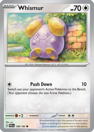 Whismur (148) Reverse Holofoil [Paradox Rift] - Common