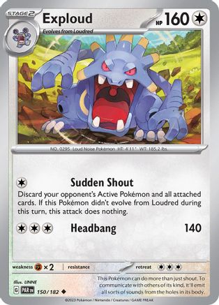 Exploud (150) Reverse Holofoil [Paradox Rift] - Uncommon