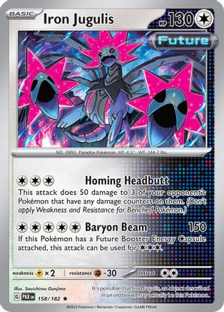 Iron Jugulis (158/182) Holofoil [Paradox Rift] - Rare