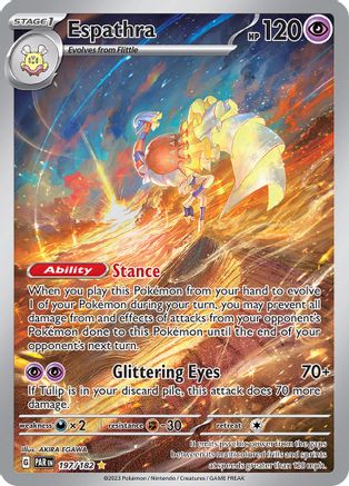 Espathra (197/182) Holofoil [Paradox Rift] - Illustration Rare