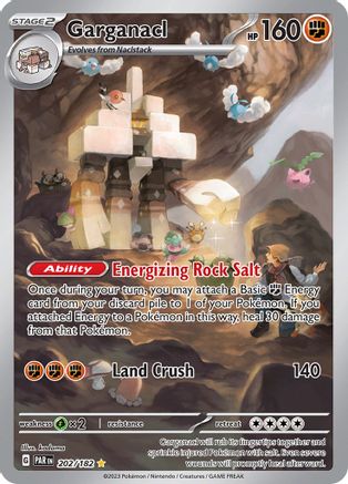 Garganacl (202/182) Holofoil [Paradox Rift] - Illustration Rare