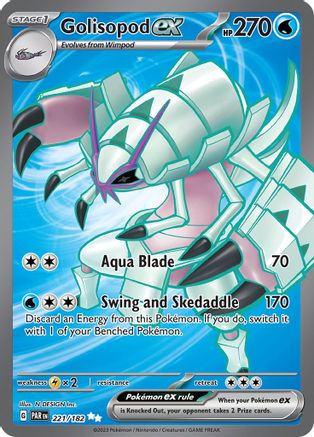 Golisopod ex (221/182) Holofoil [Paradox Rift] - Ultra Rare