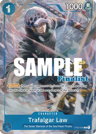 Trafalgar Law (CS 2023 Top Players Pack) [Finalist] (ST03-008) - One Piece Promotion Cards Foil