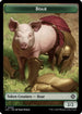 Boar // Merfolk (0003) Double-Sided Token (LCC-9 // 3) - Commander: The Lost Caverns of Ixalan
