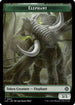 Elephant // Dinosaur Double-Sided Token (LCC-12 // 10) - Commander: The Lost Caverns of Ixalan