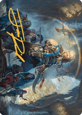 Admiral Brass, Unsinkable Art Card (Gold-Stamped Signature) (ASLCI-069) - Art Series: The Lost Caverns of Ixalan