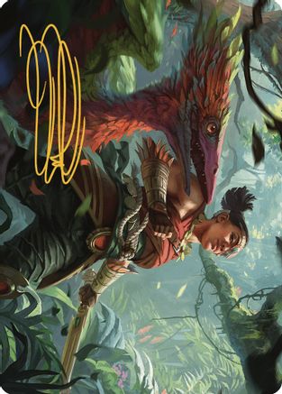 Wayta, Trainer Prodigy Art Card (Gold-Stamped Signature) (ASLCI-071) - Art Series: The Lost Caverns of Ixalan