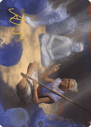 Ancestral Reminiscence Art Card (Gold-Stamped Signature) (ASLCI-009) - Art Series: The Lost Caverns of Ixalan
