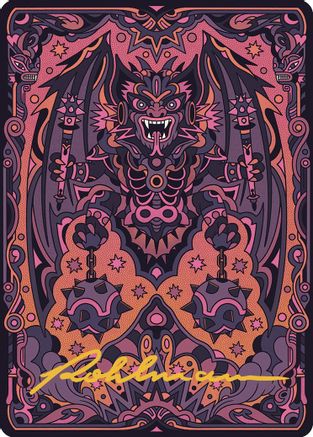 Bloodletter of Aclazotz Art Card (61/81) (Gold-Stamped Signature) (ASLCI-061) - Art Series: The Lost Caverns of Ixalan