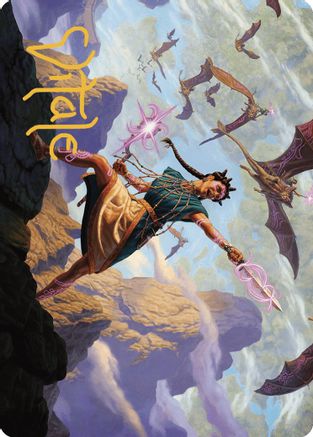 Warden of the Inner Sky Art Card (Gold-Stamped Signature) (ASLCI-007) - Art Series: The Lost Caverns of Ixalan