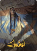 Whispersilk Cloak Art Card (Gold-Stamped Signature) (ASLCI-080) - Art Series: The Lost Caverns of Ixalan