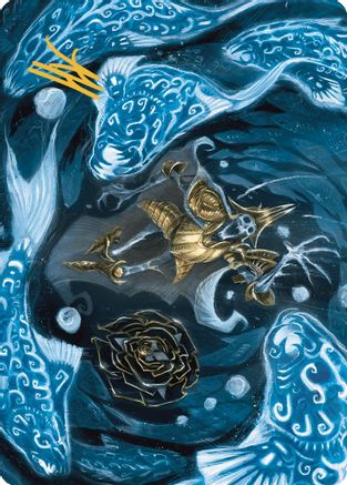 Eaten by Piranhas Art Card (Gold-Stamped Signature) (ASLCI-011) - Art Series: The Lost Caverns of Ixalan