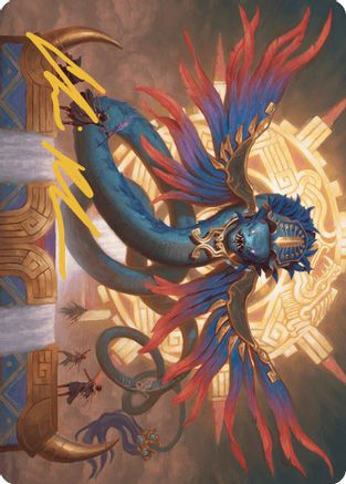 Ojer Pakpatiq, Deepest Epoch Art Card (13/81) (Gold-Stamped Signature) (ASLCI-013) - Art Series: The Lost Caverns of Ixalan