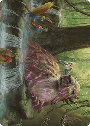 Basking Capybara Art Card (ASLCI-022) - Art Series: The Lost Caverns of Ixalan