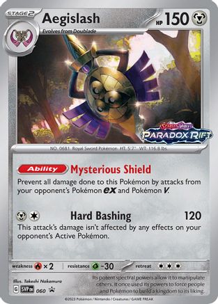 Aegislash (Prerelease) (060) Holofoil [SV Scarlet & Violet Promo Cards] - Promo