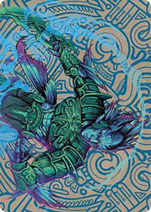 Hakbal of the Surging Soul Art Card (ASLCI-074) - Art Series: The Lost Caverns of Ixalan
