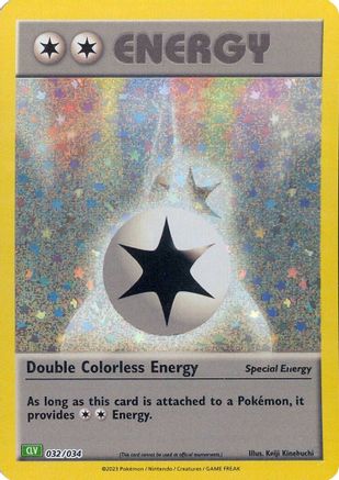 Double Colorless Energy (CLV) (032) Holofoil [Trading Card Game Classic] - Classic Collection