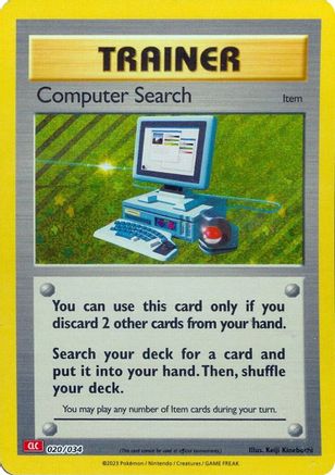 Computer Search (CLC) (020) Holofoil [Trading Card Game Classic] - Classic Collection