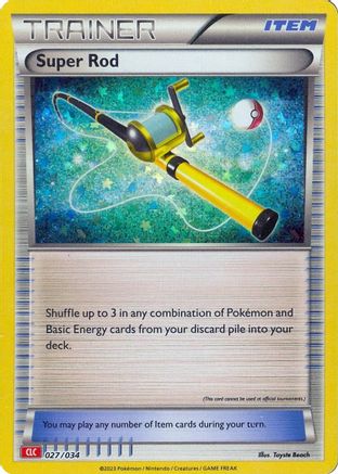 Super Rod (CLC) (027) Holofoil [Trading Card Game Classic] - Classic Collection