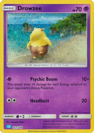 Drowzee (011) Holofoil [Trading Card Game Classic] - Classic Collection
