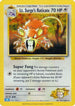 Lt. Surge's Raticate 016  - Holofoil Trading Card Game Classic - Classic Collection