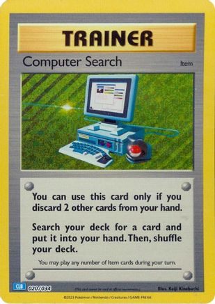 Computer Search (CLB) (020) Holofoil [Trading Card Game Classic] - Classic Collection