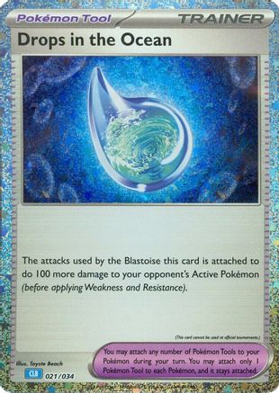 Drops in the Ocean (021) Holofoil [Trading Card Game Classic] - Classic Collection