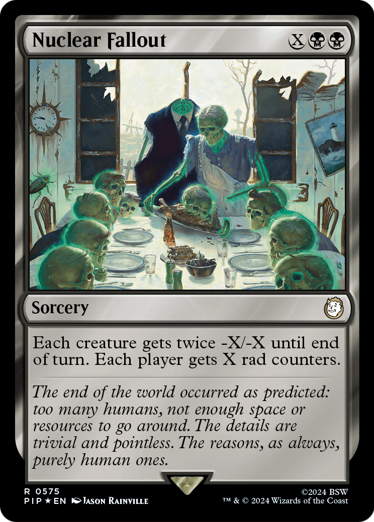 Nuclear Fallout (Surge Foil) (PIP-575) - Fallout Foil