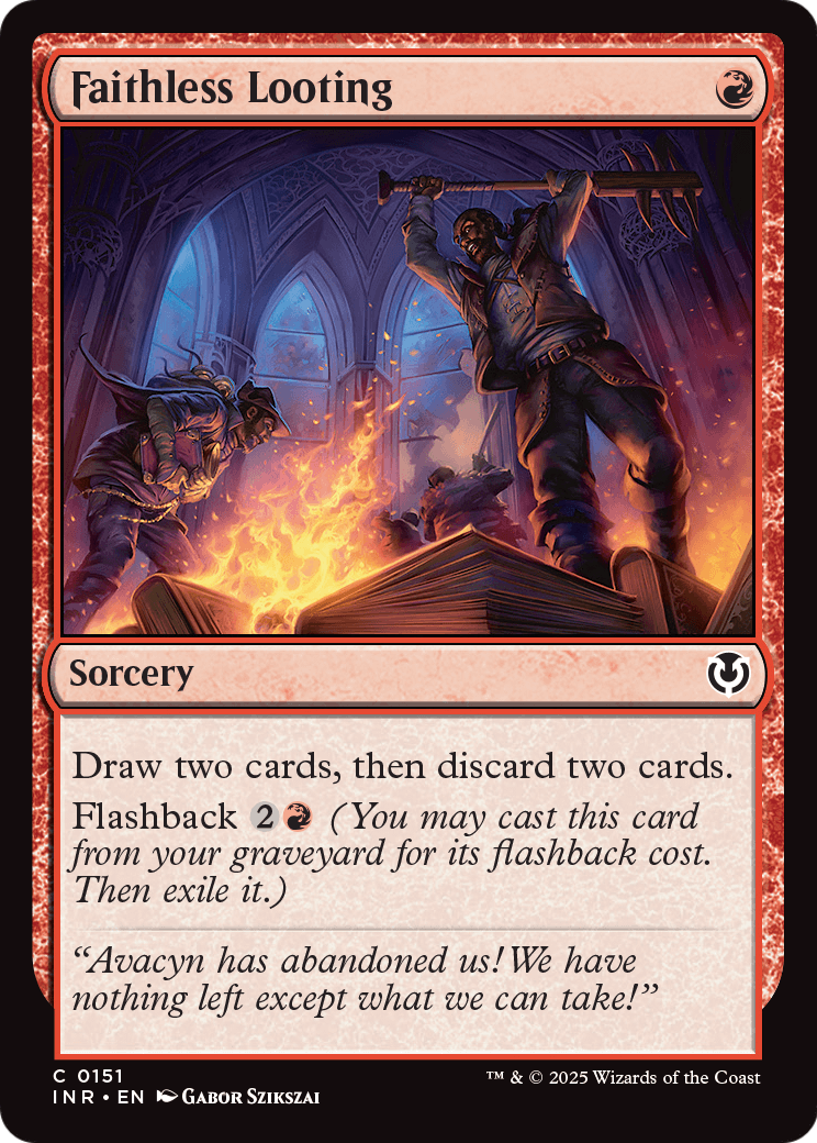 Faithless Looting (INR-151) - Innistrad Remastered