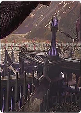 Minas Morgul, Dark Fortress Art Card (ASLTR-024) - Art Series: Universes Beyond: The Lord of the Rings: Tales of Middle-earth