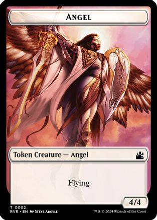 Angel Token (0002) (RVR-002) - Ravnica Remastered