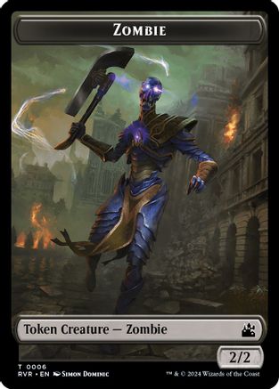Zombie Token (RVR-006) - Ravnica Remastered