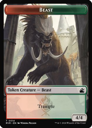 Beast Token (RVR-014) - Ravnica Remastered