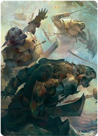 Mists of Lorien Art Card (ASLTR-011) - Art Series: Universes Beyond: The Lord of the Rings: Tales of Middle-earth