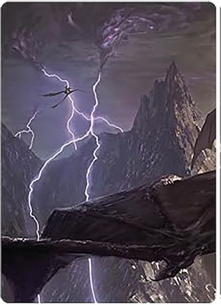 Call Forth the Tempest Art Card (ASLTR-019) - Art Series: Universes Beyond: The Lord of the Rings: Tales of Middle-earth