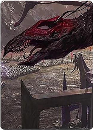 Fell Beast of Mordor Art Card (ASLTR-023) - Art Series: Universes Beyond: The Lord of the Rings: Tales of Middle-earth